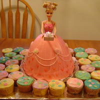 Barbie Princess Cake I made this for my daughters 7Th birthday. She loved it.
