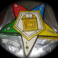 Eastern Star! This was for a girl my hubby works with, who belongs with the Eastern Star!