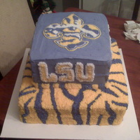 Lsu Cake i made this cake for a friend.