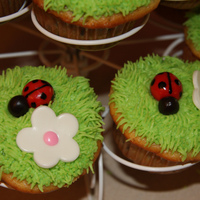 Ladybug Cupcakes These are some ladybug cupcakes I did for a friend's daughter's birthday. Inspired by the Oh so sweet ladybug party ware.