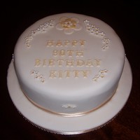 90Th Birthday Cake 