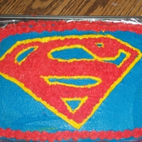 Superman Cake Did this cake for my hubby for father's day.