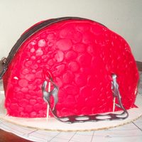 My Mom's Birthday Cake May 2010- This is a Vanilla Almond cake with Coffee buttercream. The fondant is Duff (amazing taste). I used two different size cobblestone...