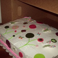 Lambs & Ivy Raspberry Swirl 7/26/10-Full sheet to match the nursery design was requested. I made all my decorative pieces before I baked anything up and everything was...