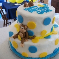 Monkey Cake I wanted to make a monkey cake for my chunky monkey on his first birthday. He absolutely loved it!