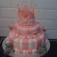2 Tier Princess Cake With Me 2 You Bears 