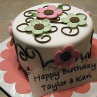 Birthday Chai Tea cake with cream cheese filling
