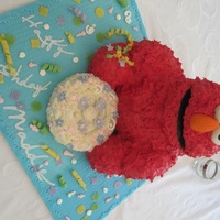 Elmo Cake Elmo for a 1st B'day party -