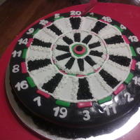 Dart Board Cake 