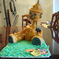 A Day At The Park this is my first cake beside the three or four i made in class. everything is hand made, it took me almost two day to finish it because i...