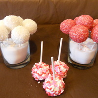Valentine's Day Cake Pops I am having way to much fun with these cake pops. I did some white, red and heart sprinkle cake pops. They are quite easy and so well...