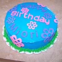 Flower Cake cricut cake