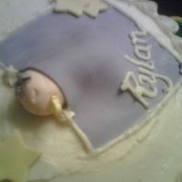Sweet Dreams, Rylan! Buttercream, fondant and suckers!