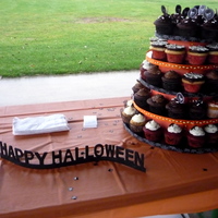Halloween Cupcake Tower 