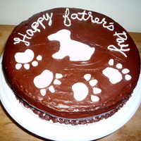 Dog Father's Day Cake 