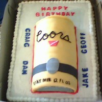Coors Cake 