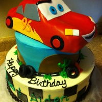 Disney Cars cars, buttercream, fondant car