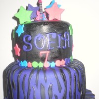 Purple Rockstar all fondant