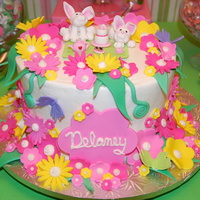 Bunny Tea Party I made this for my daughter's 5th birthday which was a tea party. She wanted a rainbow on the cake but I could not figure out how to...