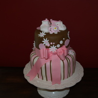 Brown And Pink With Sneakers Thank you to the Cake Central poster (wish I could find the posting/name) who put this cake idea in the photo gallery. For a novice cake...