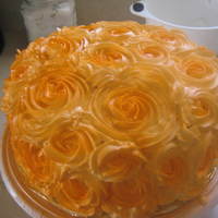 Rose Cake Red Velvet Cake with Cream Cheese Filling/Frosting and Buttercream Roses