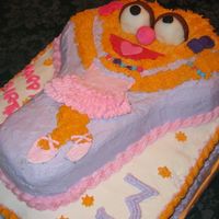 Zoe Cake Used Dora cake pan for Zoe. Put on top of 11x15 pan. Fondant features.