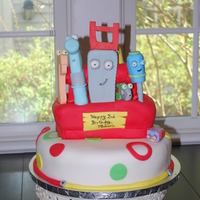 Handy Manny Birthday Cake My 2 year old daughter's Birthday Cake.