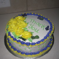 Buttercream Frosting Made this for my kids after school care teachers. I used a star and a rose tip. I need help with my rose.