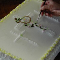 Communion For Three This was done for three children who were being baptized in my church.