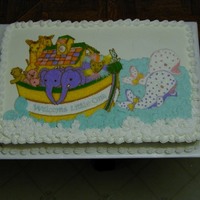 Noah's Arc This is all butter cream. Was very time consuming .