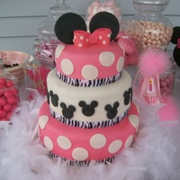 Minnie Mouse Cake Minnie mouse birthday