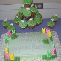 Easter Birthday Cake This cake was for my daughters 2nd birthday. Her birthday fell on Easter that year, so I went with an Easter/Spring theme. The cake is made...