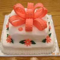 Fondant Bow/flowers Fondant Bow and flowers