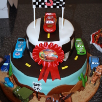 Disney Cars Disney Cars 3rd birthday cake.