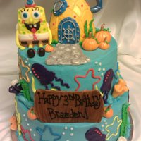 Spongebob Squarepants Fondant pumpkins were added because the birthday boy had his party at a pumpkin patch. TFL!