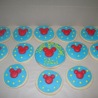 Mickey Mouse Cookies mickey mouse cookies frosted in vanilla buttercream
