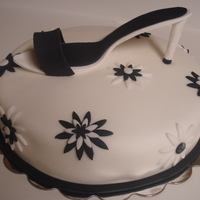 Shoe Cake This was the first gumpaste shoe I had ever done, and I had a blast making it, but it was very challenging! I made this cake for a friend&#...