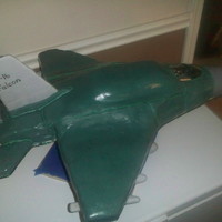 F-16 Fighting Falcon The cake is a WASC iced in vanilla buttercream and covered in fondant