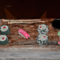 Sushi Cake for a friends' birthday