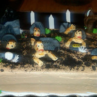 Grave Yard Cake 