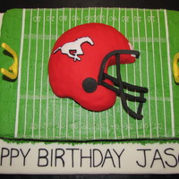 Football Birthday Cake 