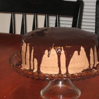 Mocha Java Cake Chocolate cake with mocha java buttercream and chocolate ganache.