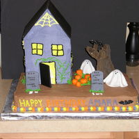 Haunted House Birthday Haunted House cake