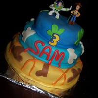 Toy Story They toys are toys.. just single layer cakes stacked.