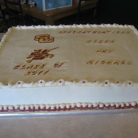 Graduation Sheet Cake 