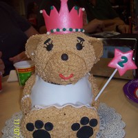 Princess Bear This was the William's Sonoma Build-A-Bear pan. It was a little difficult since you bake the left and right halves seperately, so the...