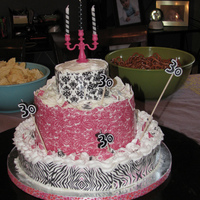 30Th Birthday Cake 30th birthday Cake, made using chocolate transfers sheets. Tiers from the top: chocolate with peanut butter filling, almond, chocolate....