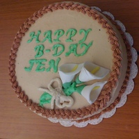 Sinful Is What She Said The only word out of my managers month was "SINFUL", this was chocolate cake with chocolate ganache and sweetened Ricotta cheese...