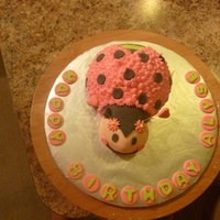 Lady Bug 1St Birthday Cake 