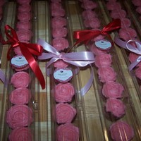 Valentine's Day Cupcakes I can't remember who posted these first but thank you so much for such a great idea!Mini chocolate cucpcakes with cherry butter cream...